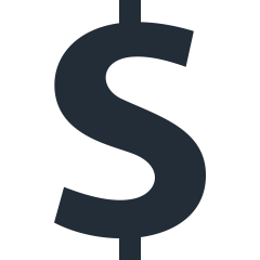 Dollar sign icon representing money or financial matters.