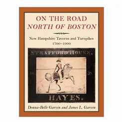 Book cover of On the Road North of Boston with illustration of a rider on horseback.