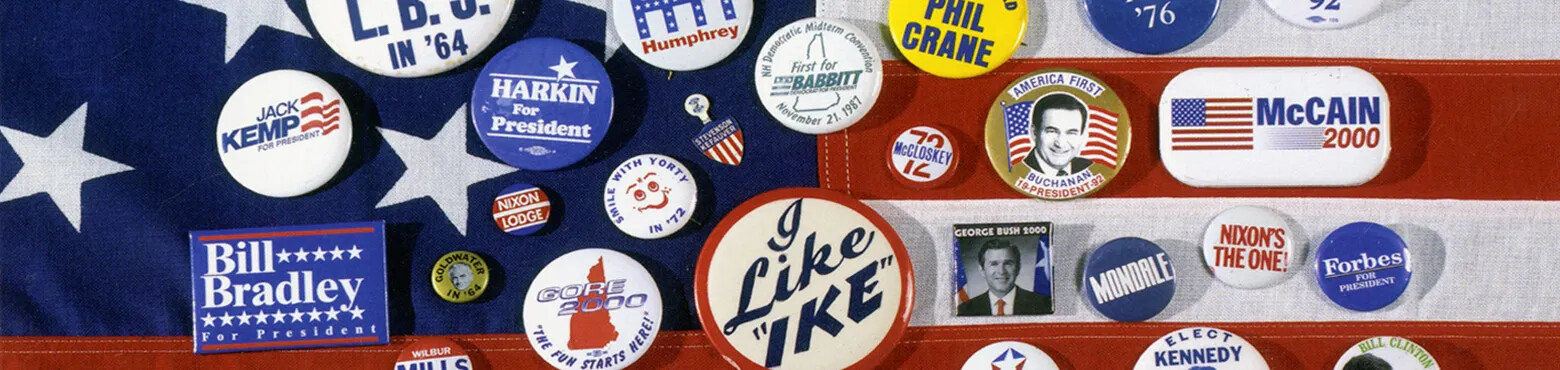 multiple pins on a board regarding the election