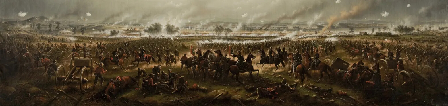 18th-century painting of Gettysburg, Civil War